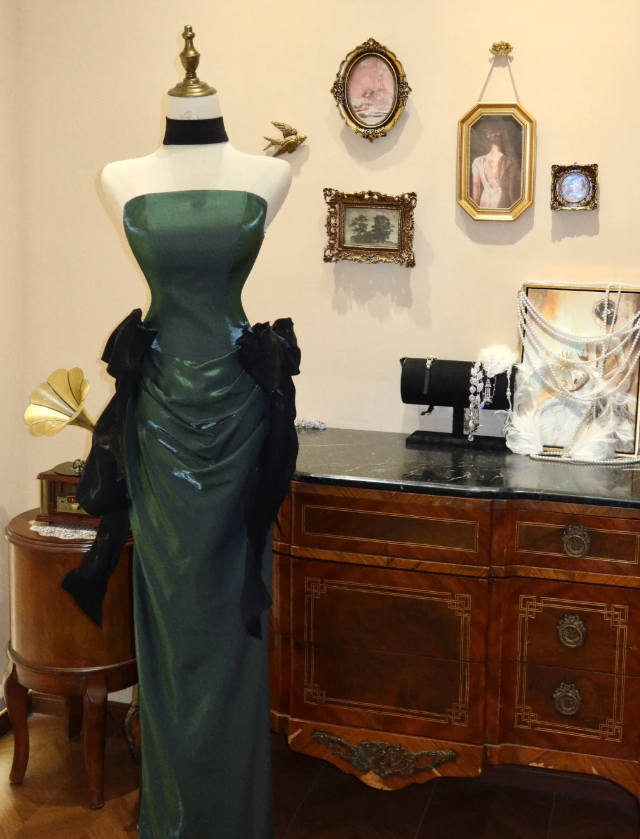 Robe de soirée longue sirène colorée à paillettes, tenue de remise de diplôme fg8362