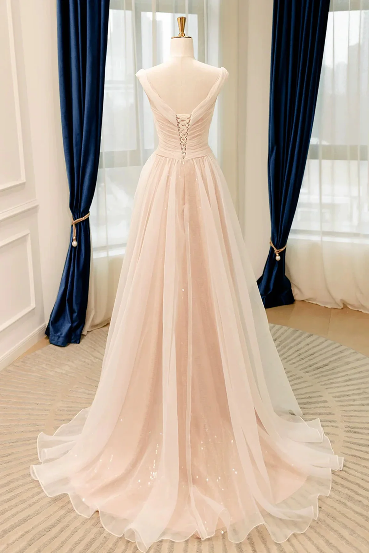 Robe de soirée longue sirène colorée à paillettes, tenue de remise de diplôme fg8362