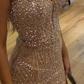 Sweetheart Neck Sparkle Sequin Short Prom Party Dress Evening Dress Birthday Outfit fg8472