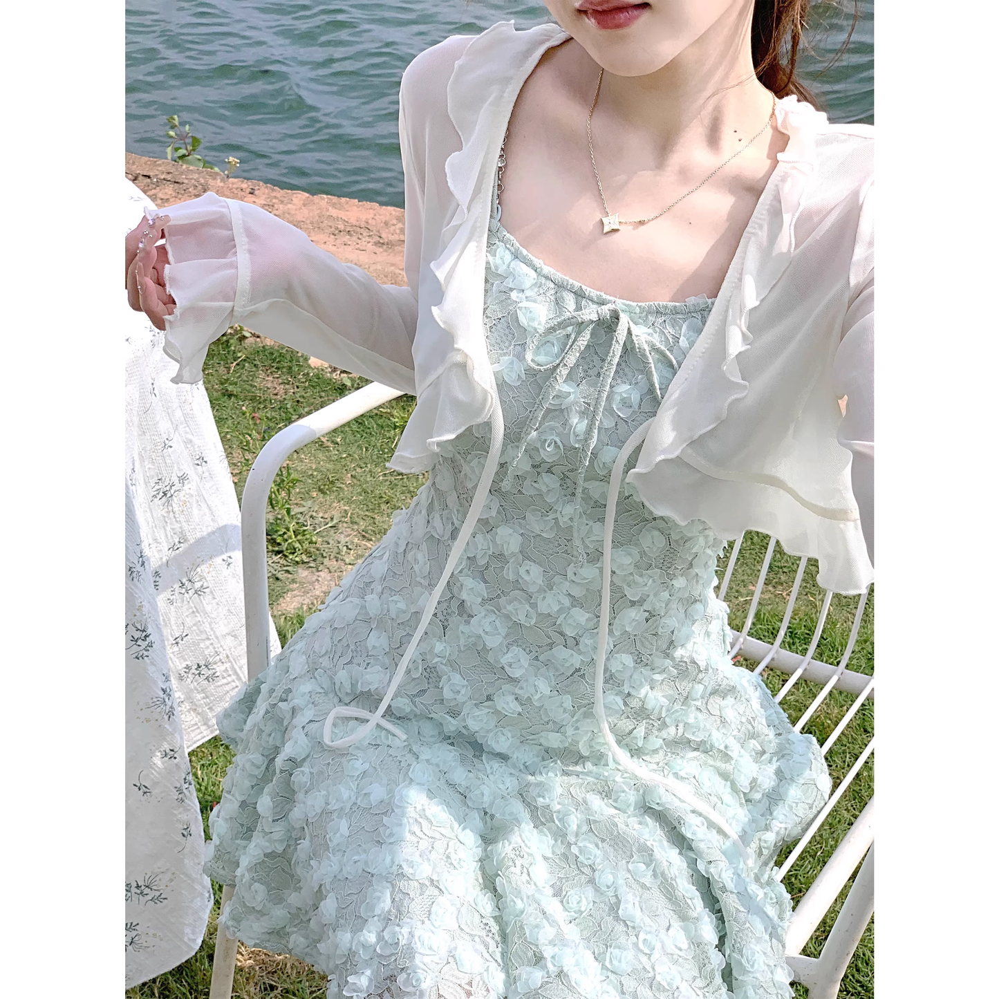 Women's thin sun protection cardigan, summer vest, outerwear  A122