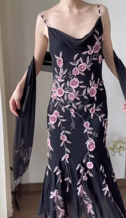 Robe de soirée longue sirène colorée à paillettes, tenue de remise de diplôme fg8362