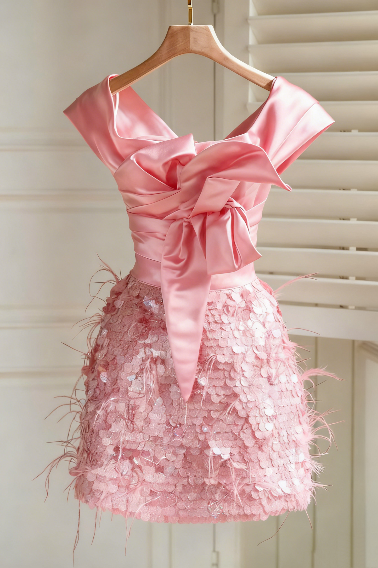 Schwarzes kurzes Partykleid Homecoming-Kleid fg2318
