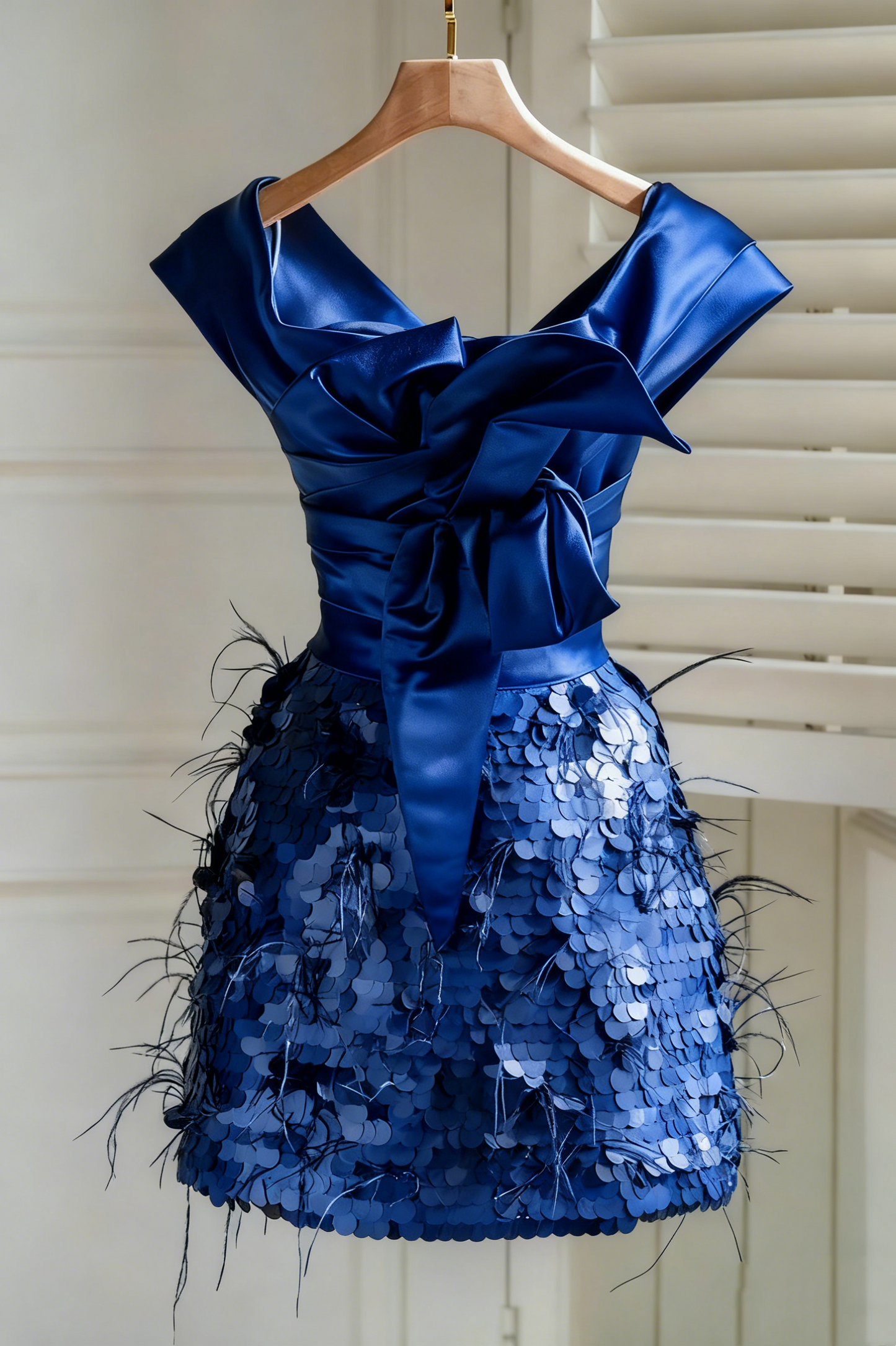 Schwarzes kurzes Partykleid Homecoming-Kleid fg2318