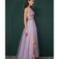 A-Linie Lila Lange Ballkleider Party Abendkleider fg3086