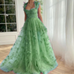 Butterfly Purple Prom Gown, Elegant Long Prom Dresses      fg3363