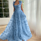 Butterfly Purple Prom Gown, Elegant Long Prom Dresses      fg3363