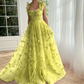 Butterfly Purple Prom Gown, Elegant Long Prom Dresses      fg3363