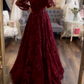 Modest Wedding Dress Long Sleeve Lace Applique Classic A-Line Wedding Dress    fg5220