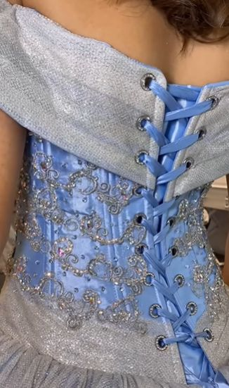 A Line Light Blue Off The Shoulder Quinceanera Dress Ball Gown      fg6547