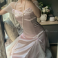 Baby pink vintage Evening Dresses        fg6691