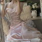 Baby pink vintage Evening Dresses        fg6691
