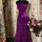 Robe de bal longue bustier verte, robe de soirée longue fg7146