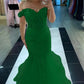 Yellow Mermaid Lace Evening Prom Dress, Long Party Formal Dresses      fg7181