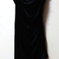 Schwarzes Cocktailkleid aus Samt mit Stufen, Abschlussball, Partykleid, formelle Kleider (Jacke nicht im Lieferumfang enthalten) fg7231