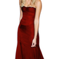Pretty Mermaid Strapless Navy Blue Prom Dresses With Ruffle Long Evening Party Dress    fg7340