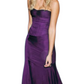Pretty Mermaid Strapless Navy Blue Prom Dresses With Ruffle Long Evening Party Dress    fg7340