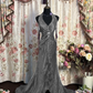 Grape Halter Prom Dresses Long Evening Party Dress    fg7348