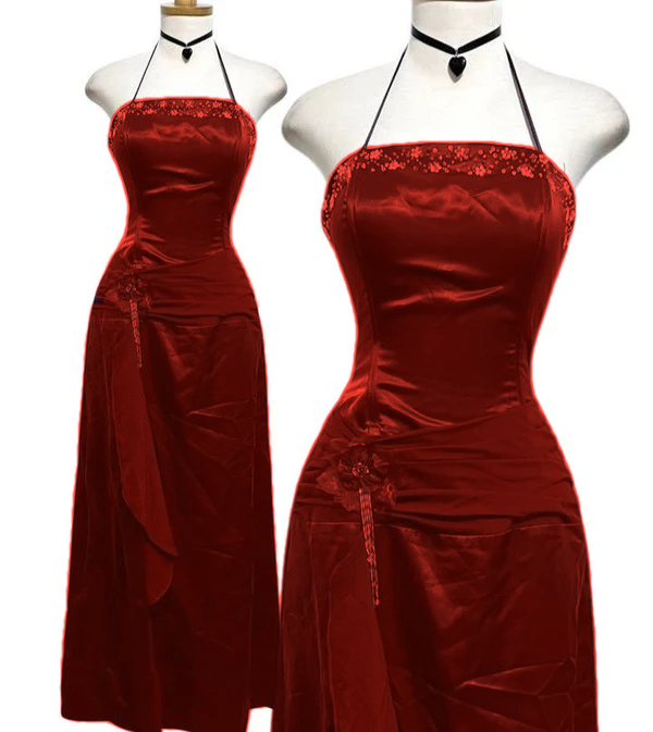 Halter Prom Party Dress Long Formal Evening Dress    fg7498