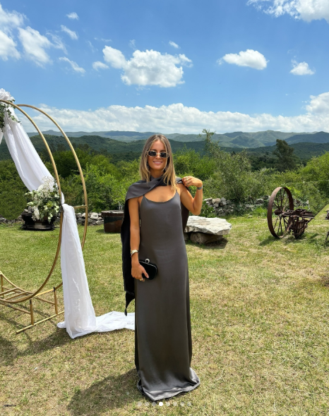 Dark Gray Long Party Prom Dresses Formal Evening Dress fg7580