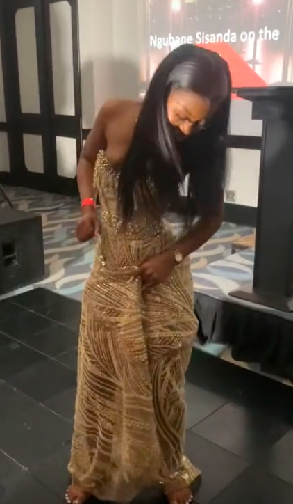 Sexy Gold Long Prom Dress Evening Party Dresses With Slit   fg7699