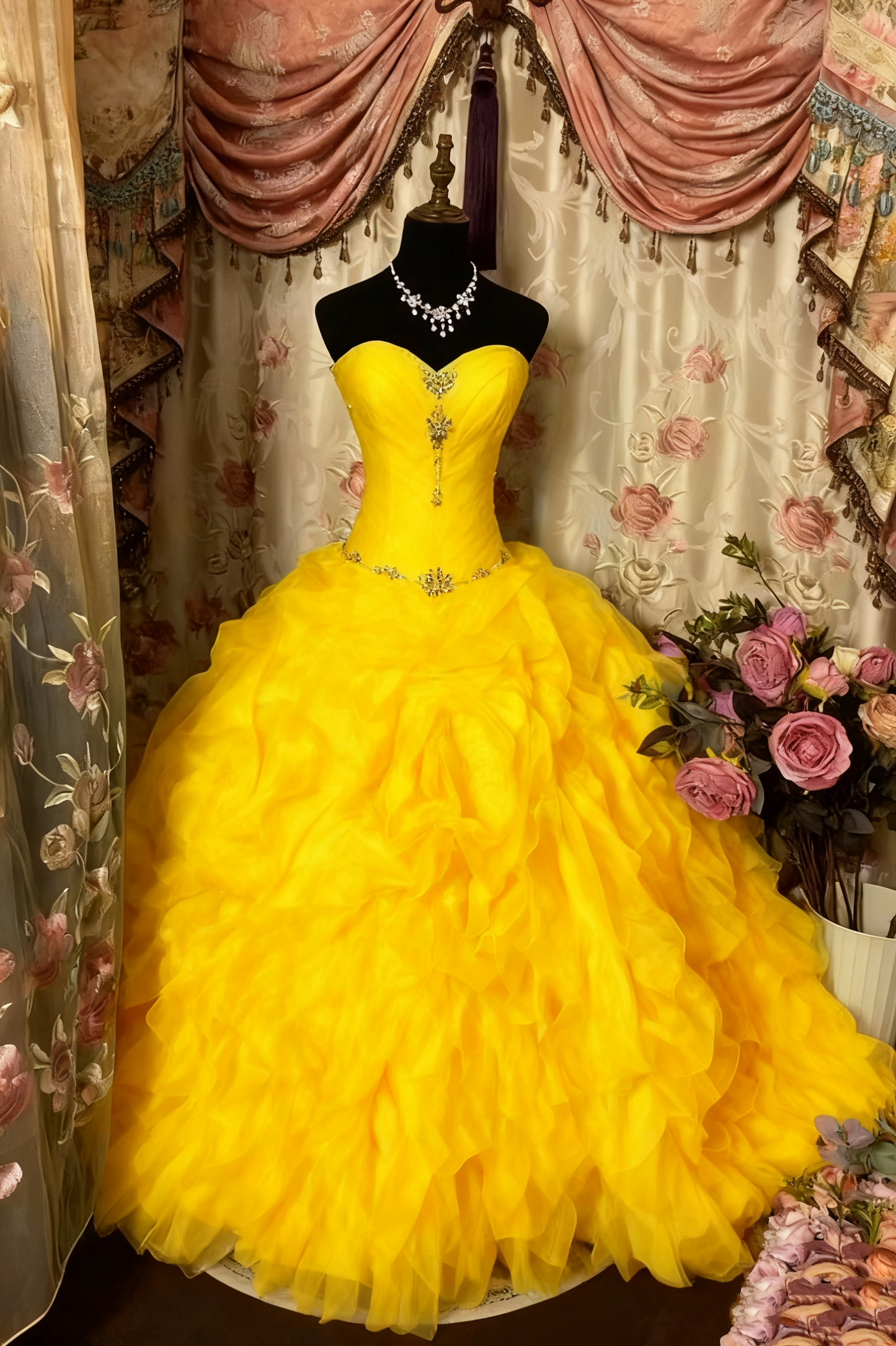 A-Linie trägerloses Vintage-Ballkleid langes Abendkleid fg8042
