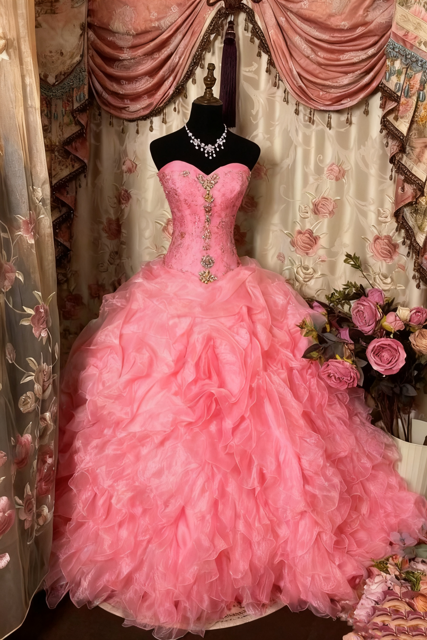 A-Linie trägerloses Vintage-Ballkleid langes Abendkleid fg8042