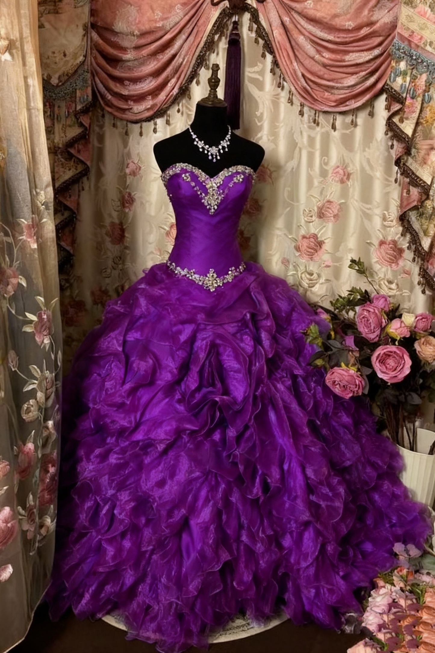 A-Linie trägerloses Vintage-Ballkleid langes Abendkleid fg8042