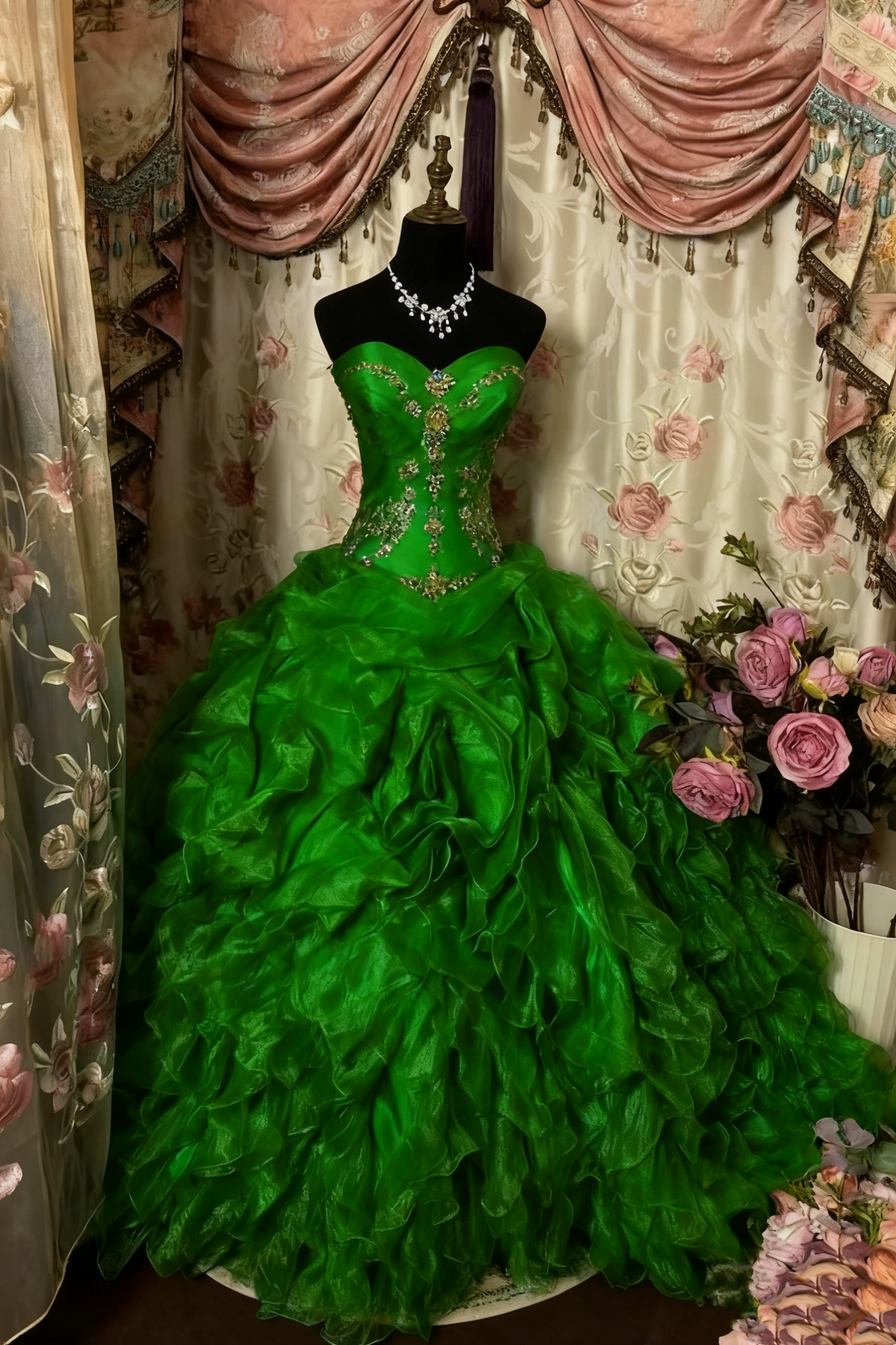 A-Linie trägerloses Vintage-Ballkleid langes Abendkleid fg8042