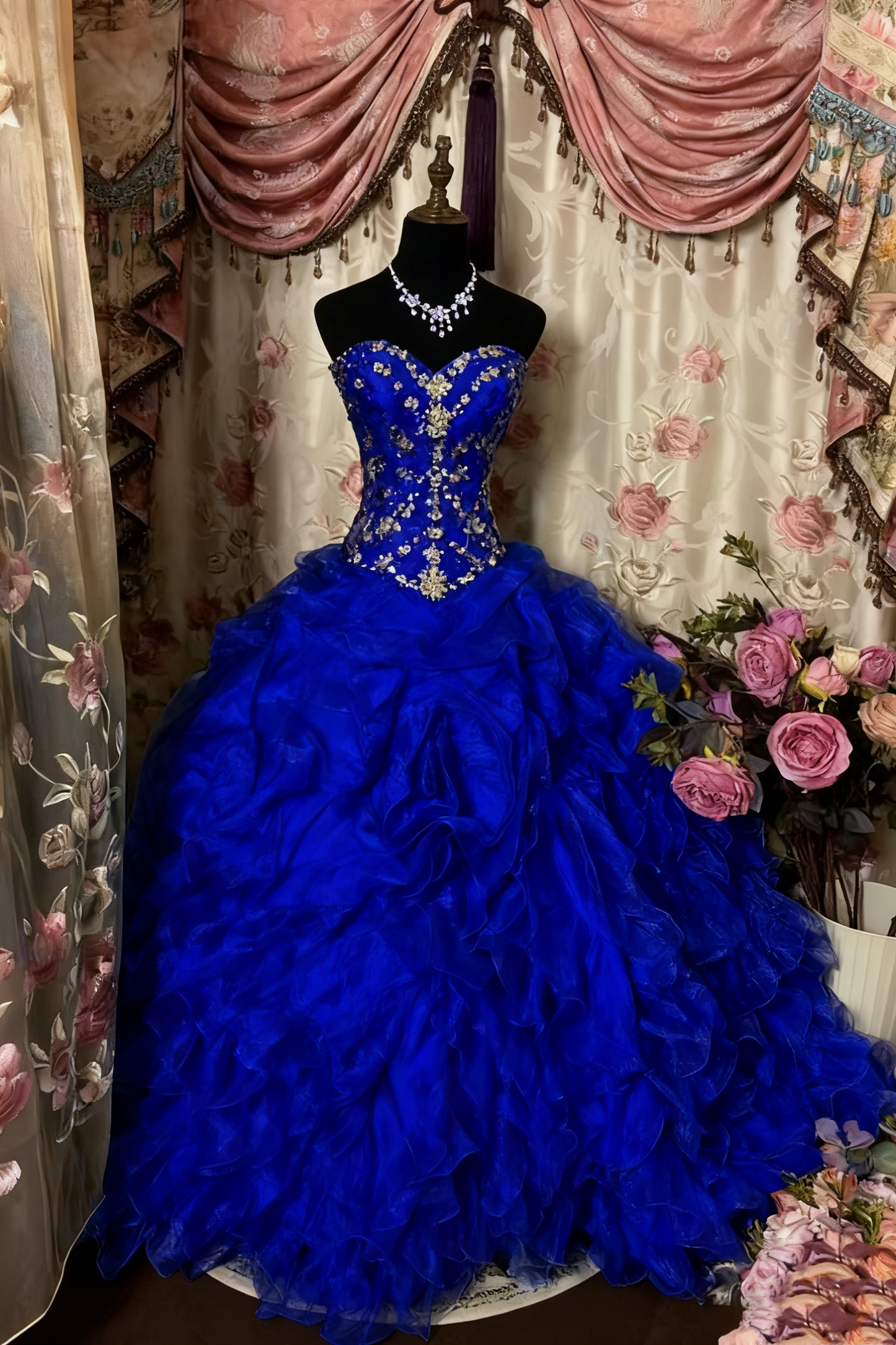 A-Linie trägerloses Vintage-Ballkleid langes Abendkleid fg8042