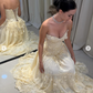 Yellow A Line Sweetheart Neck Long Prom Dress Evening Dress With Applique fg8222