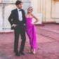 Neu eingetroffen fuchsia prom kleid abendkleid partykleid fg3215