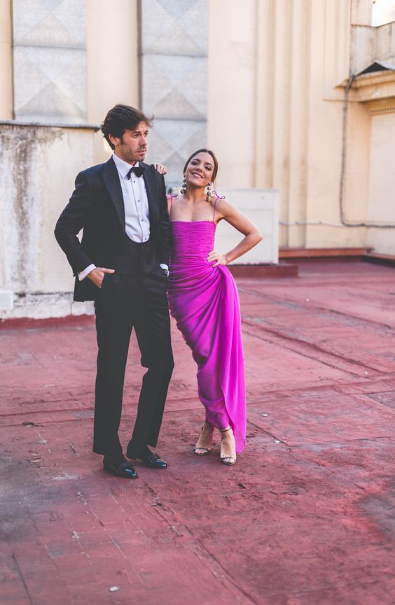 Neu eingetroffen fuchsia prom kleid abendkleid partykleid fg3215