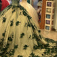 Green quinceañera dress Ball Gown Prom Dresses Evening Gown    fg2867