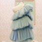 Unique One Shoulder Tulle Homecoming Dress, Short Layers Party Dress     fg2551