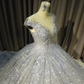 Sparkly Silver Gown, Silver Dress Princess Formal Evening Ball Gowns     fg1856
