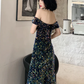 OFF-THE-SHOULDER SEQUIN KOREAN PROM GOWN       fg531