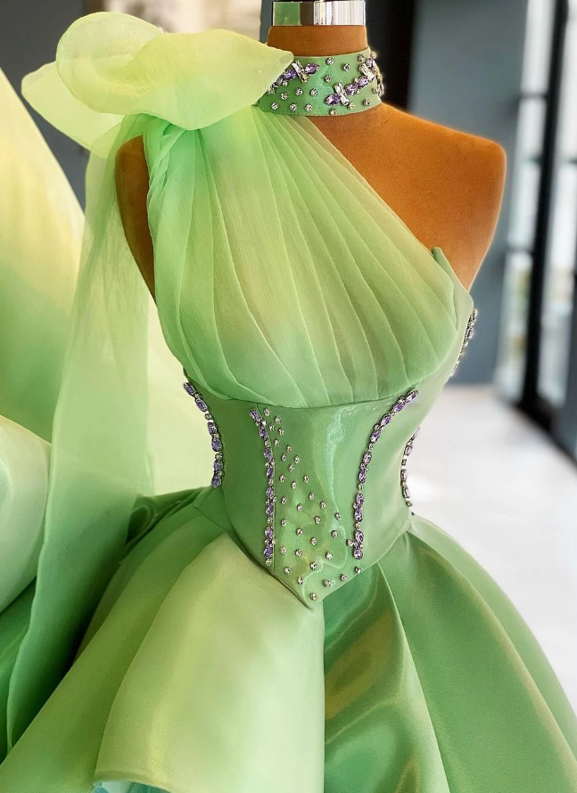 Sleeveless High Waist Layered Ruffle Formal Women Dress      fg721